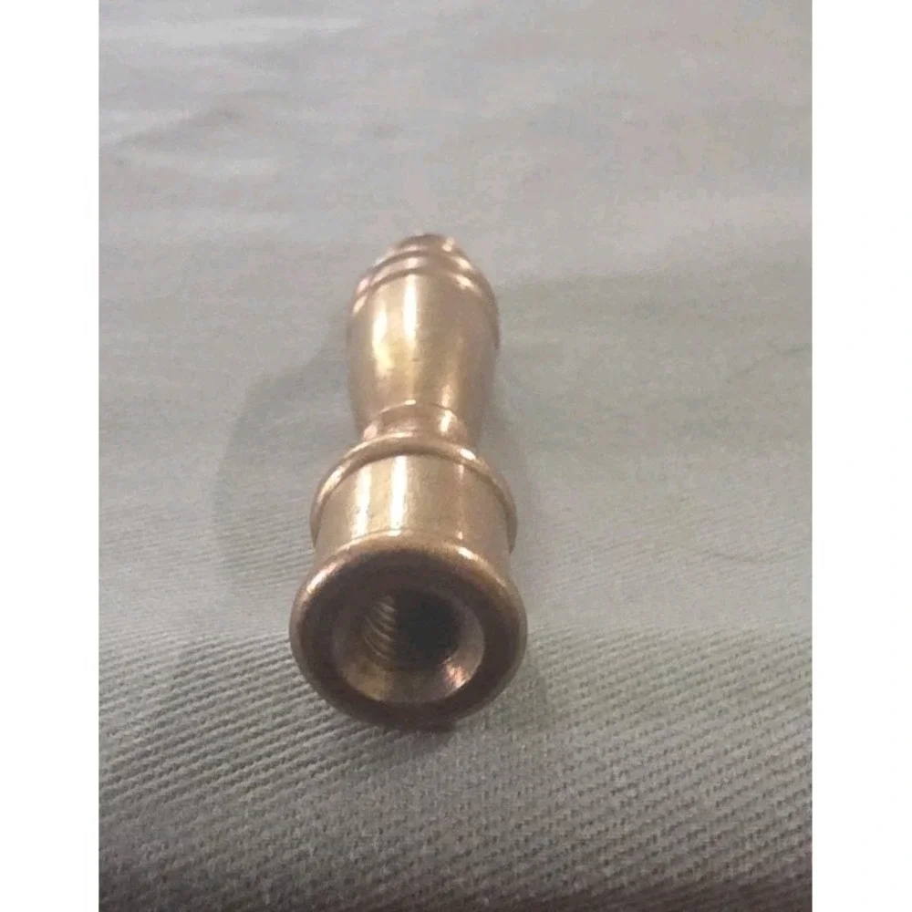 Solid Brass Lamp Shade Finial 2 1/4 inches Tall Scrap Metal